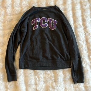 TCU women’s small Triblend Sweats League pullover
